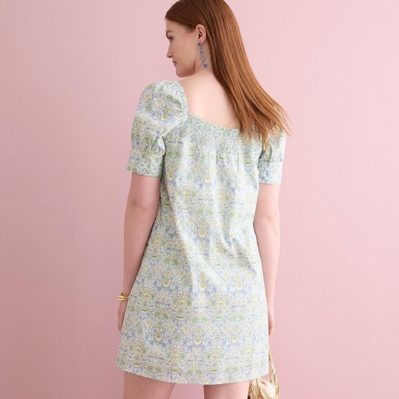 NEW J Crew Dress Womens Small LIBERTY London ART FABRICS Afternoon Paisley smock - Picture 2 of 13